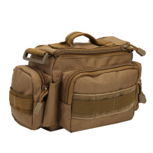 Utility Belt Pouch Tactical Fanny Pack Military Assault Waist Bag Outdoor Tactical Use MOLLE Modular Design Water Repellent Nylon Fabric Adjustable