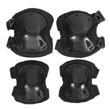 Flexible Tactical Combat Knee Elbow Pads, High Quality Shock Absorption Guards for Rock Climbing, Mountaineering & Tactical Exercises