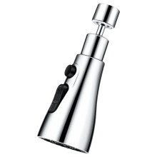 Küchenarmatur mit 3 Funktionen, ausziehbarer Brausekopf, universeller Spülbeckenlüfter mit Spritzschutz für einfache Installation und