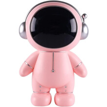 Myntbössa för pojkar och flickor, sparbössa, astronautfigur, skrivbordsskulptur, roliga astronautdekorationer, högkvalitativ plast, lätt för