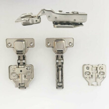 Innovative Concealed Hinge, Elegant Silver Finish, 105 Soft Close Mechanism, Quick Release For Effortless Assembly, Ideal For Half Overlay Cabinet