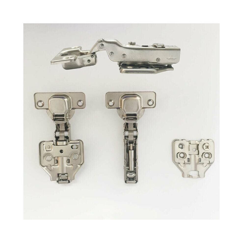 Innovative Concealed Hinge, Elegant Silver Finish, 105 Soft Close Mechanism, Quick Release For Effortless Assembly, Ideal For Half Overlay Cabinet 9169997240101
