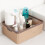 Weave Storage Organizer for Closet and Pantry, Stackable Design with Space-Saving Storage Functionality, Sturdy Plastic Body Plastic Storage Basket 2