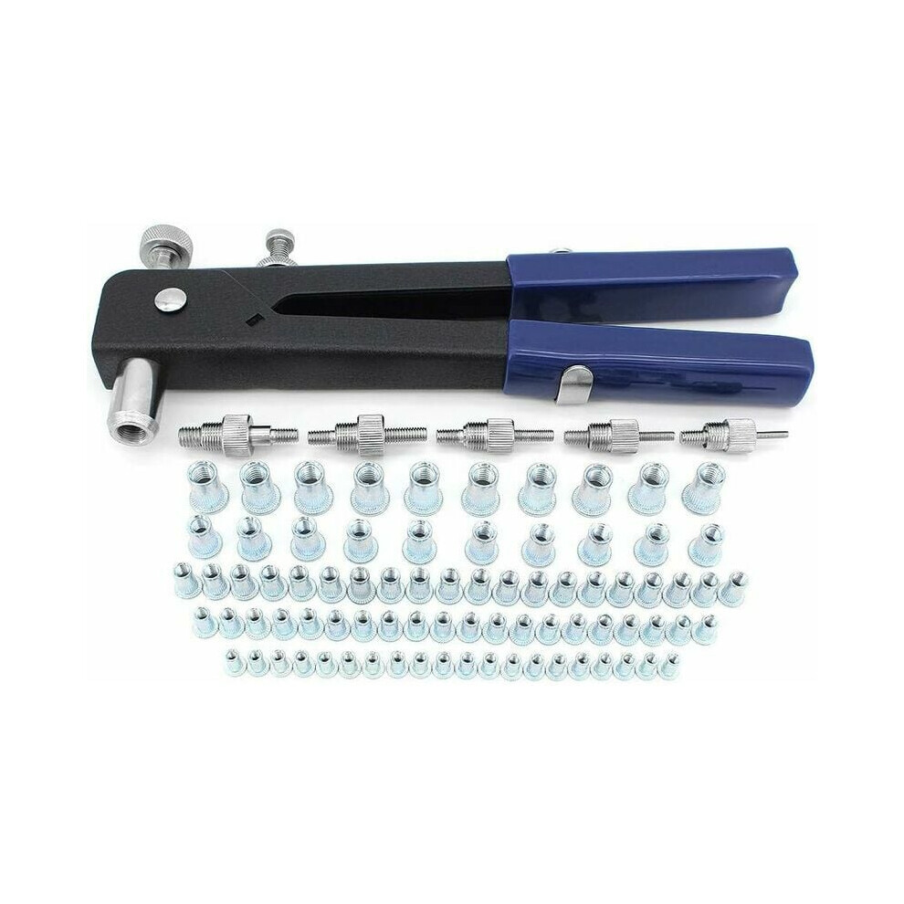 Threaded Insert Kit, Easy To Operate Hand Riveter Wrench Blind Rivet Nut Tool For Durable Fastening Solutions, Universal Tool For Diy And Industrial 9004841779584
