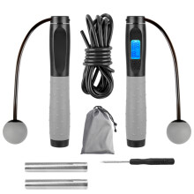 Cordless Skipping Master, Ropeless Jump Rope For Fitness, Weighted With Counter, Home Workout, Travel-Friendly Jump Rope For Men, Women, Adults, Kids
