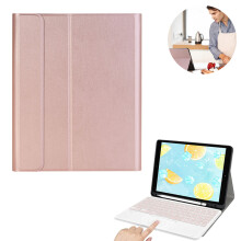 Compatibilidade universal, teclado retroiluminado personalizável: capa com teclado Bluetooth sem fio destacável para iPad de 10,2 polegadas (9ª