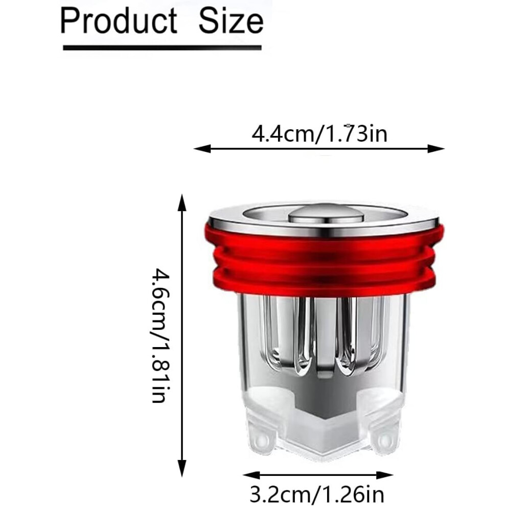 Floor Drain Siphon Anti-Odor Core, Odor Proof Connectors For Shower Floor Drainage With Rapid Drainage And Non Slip Silicone Ring For Effortless 9169997240569