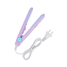 Reisefreundlicher Haarstyling-Stab, Turmalin-Keramik-Technologie für sanftes Gleiten, ultradünnes Design mit abgerundeten Plattenkanten für
