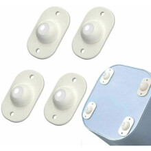 Mini rotelle per mobili, ruote silenziose che garantiscono un funzionamento silenzioso in qualsiasi stanza, facile installazione grazie al design