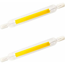 Becuri LED economice pentru veioze, înlocuitor halogen cu soclu dublu R7s, temperatură de culoare alb rece, aprindere instantanee, luminozitate