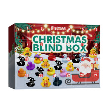 Kerstcountdown, interactieve adventskalender met badeendjes, perfect cadeau voor kinderen, gemaakt van betrouwbaar materiaal, uniek ontwerp,