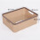 Plastic Storage Basket for Home Organization, Weave Storage Organizer with Sturdy Plastic Body and Wicker Design, Stackable Design Space-Saving 5