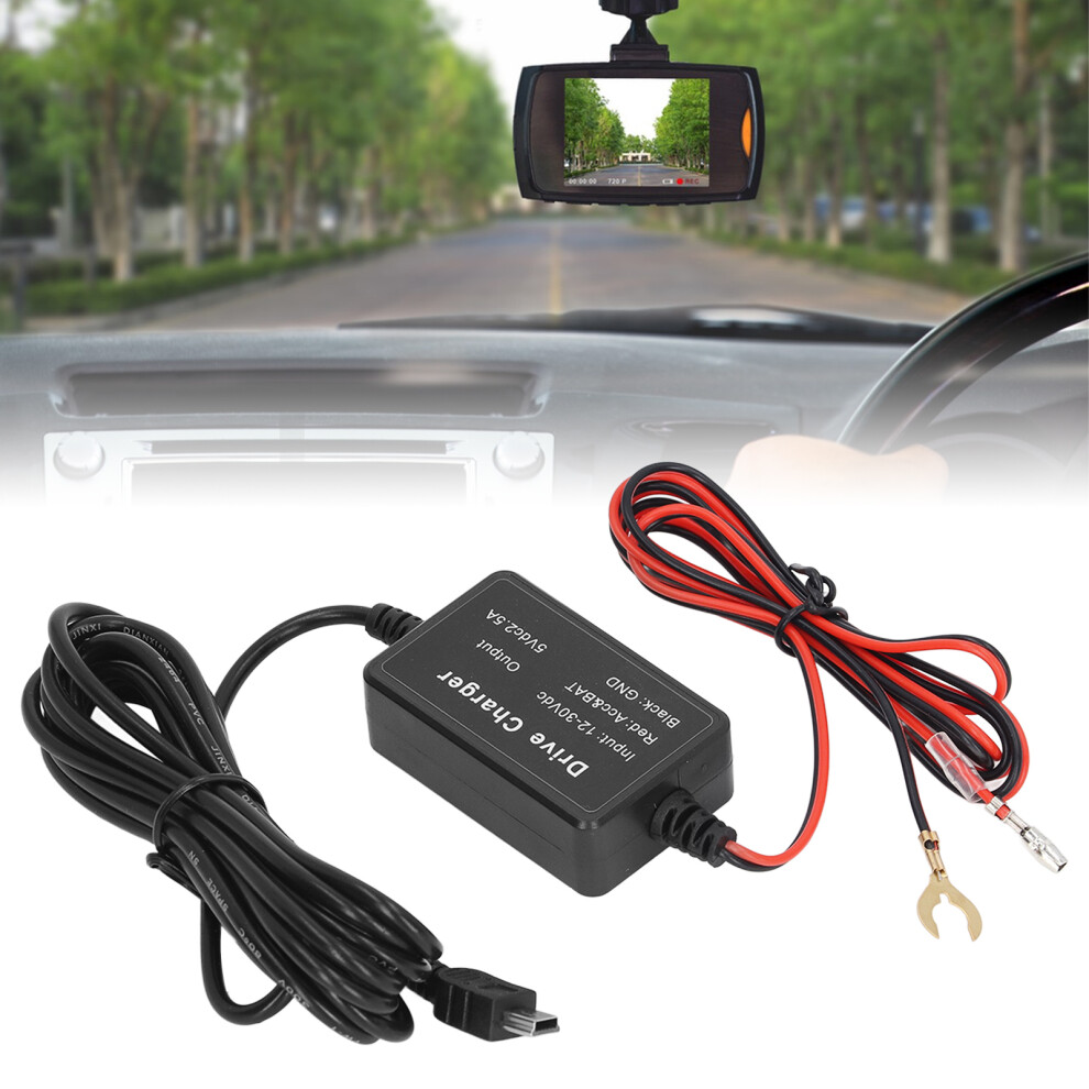Universal 24Hr Surveillance Hardwire Kit For Dash/Mirror Cams 8711370895692