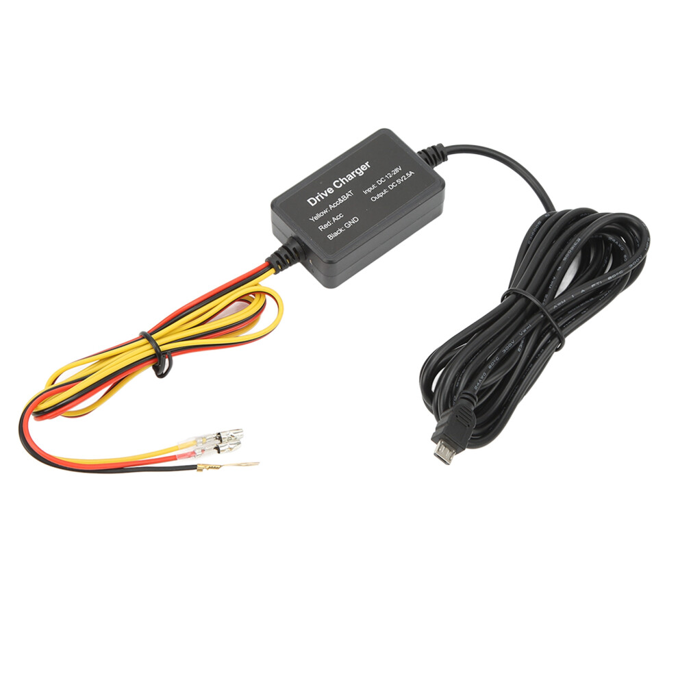 Secure 12Vâ28V To 5V Usb Adapter Kit For Gps Dash And Mirror Cams 4931370895728