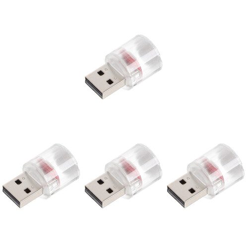 4Stk USB Lampe Auto Interior Für Nachtfahrt 1
