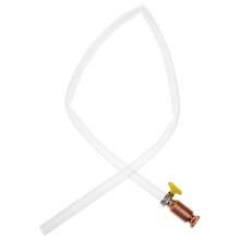 5Ud Manguera Transferencia Gas Sifón Manual Material PVC Y Cobre