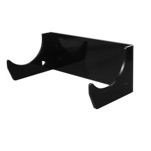 4Ud Soporte Acrílico Negro Para Rodillos Cocina Montaje Pared
