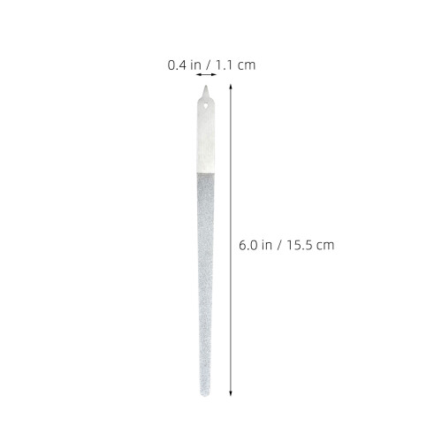 5Pcs De Reutilizáveis Aço Inoxidável Dupla Face Cor Prata 1