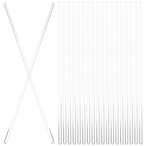 35Ud Barras Acrílicas Transparentes Redondas Para DIY Cake Y