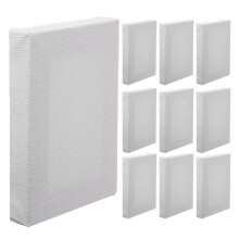 10Ud Mini Tablas De Lienzo Con Marco Para Dibujo Y Arte