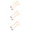 6Ud Kit De Arrastre Caza Con Correa Pesada Ajustable En 6