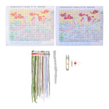 4Jgo Kit Bordado A Mano Paloma Multicolor Ideal Para Decoración
