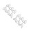 12Ud Anillos Acrílico Para Betta Interactivo Plata Diario 9