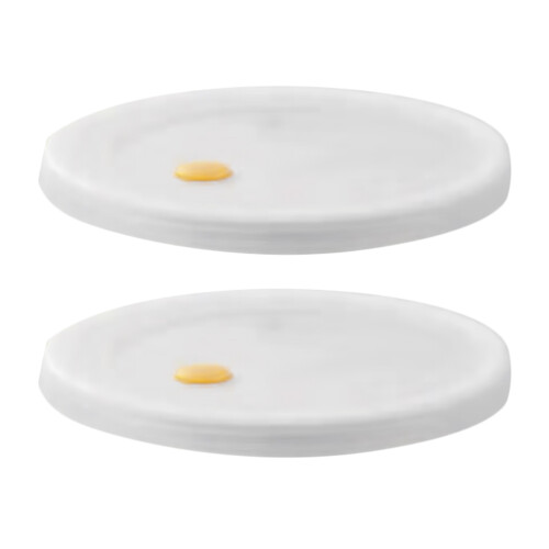 4Ud Tapas Reutilizables Blancas Para Conservación De Hogar