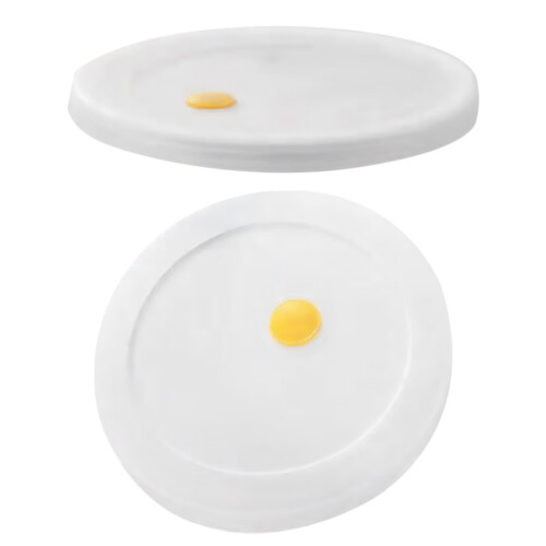 4Ud Tapas Reutilizables Blancas Para Conservación De Hogar 1