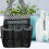 4Ud De Cosméticos Viaje Resistente Nylon Negro 10