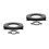 8Ud Aros Soporte Negro Plástico Para Puertas 4