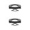 8Ud Aros Soporte Negro Plástico Para Puertas 9