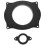 8Ud Aros Soporte Negro Plástico Para Puertas 2