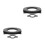 8Ud Aros Soporte Negro Plástico Para Puertas 7