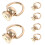 40Ud Hebillas De Decorativas Para Bolsos Plata 1