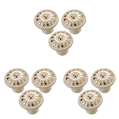 9Ud Pomos De Madera Multicolor Para Muebles 1