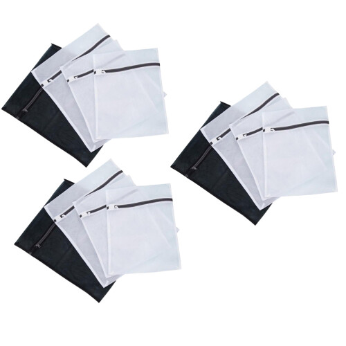 36Ud Bolsas Malla Para Ropa Delicada /negro