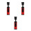 3Pièces Kit Réparation Carrelage Sol Bois Rouge 8