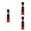 3Pièces Kit Réparation Carrelage Sol Bois Rouge 7