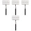 4Pièces Raclette Nettoyage Auto Plastique Multi-Couleur Durable 5