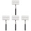 4Pièces Raclette Nettoyage Auto Plastique Multi-Couleur Durable 4