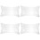 4Pièces Coussin Gonflable Transparent Réglable En PVC Pour Camping 7