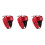 3Pièces Casques Protection En PU Pour Boxe Taekwondo 3