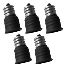 25Pièces Adaptateur Douille Lampes E12-E14 Noir Pièce Sécurisé Facile