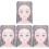 4Pièces Support Peinture Réutilisable Facile Nettoyage Multi 3
