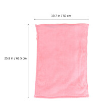 2Pièces Plaid Flanelle Rose Confortable Plaid Doux Pour Animaux