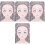 4Pièces Support Peinture Réutilisable Facile Nettoyage Multi 4