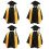 4Ensembles Ensemble Remise Toque Et Robe Coton Noir 7