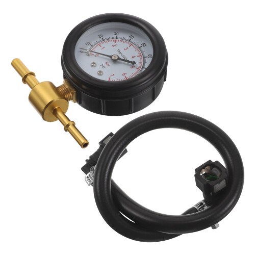 1Ensemble Manomètre Pression Carburant Auto Kit Testeur Alliage Cuivre