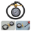1Ensemble Manomètre Pression Carburant Auto Kit Testeur Alliage Cuivre 9